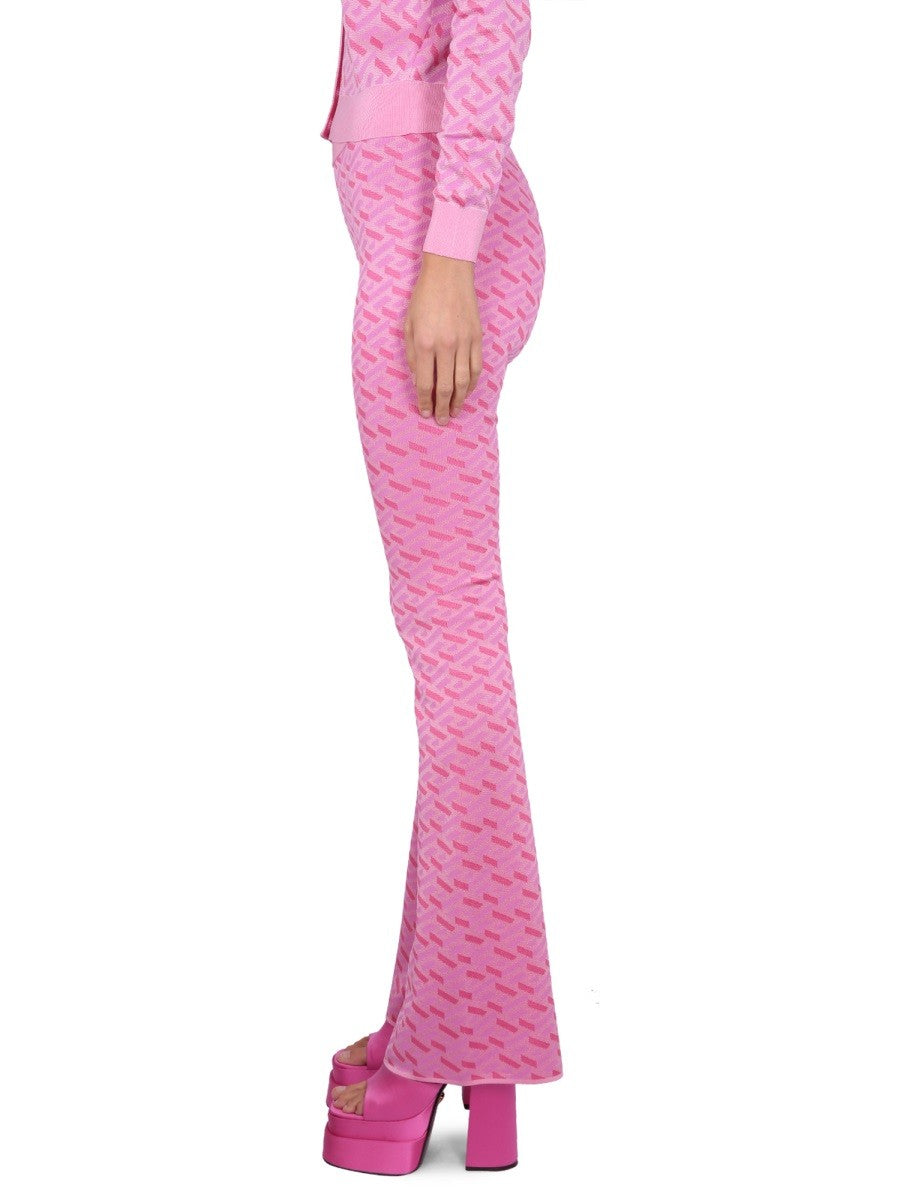 JACQUARD PANTS WITH GREEK PRINT 3