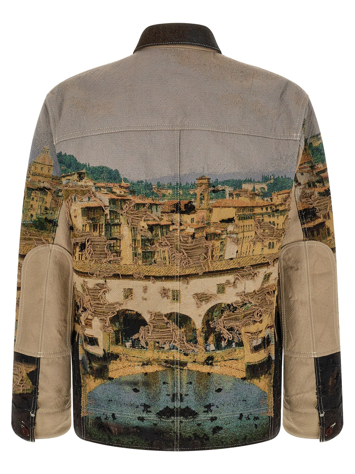 Jacquard square jacket 2