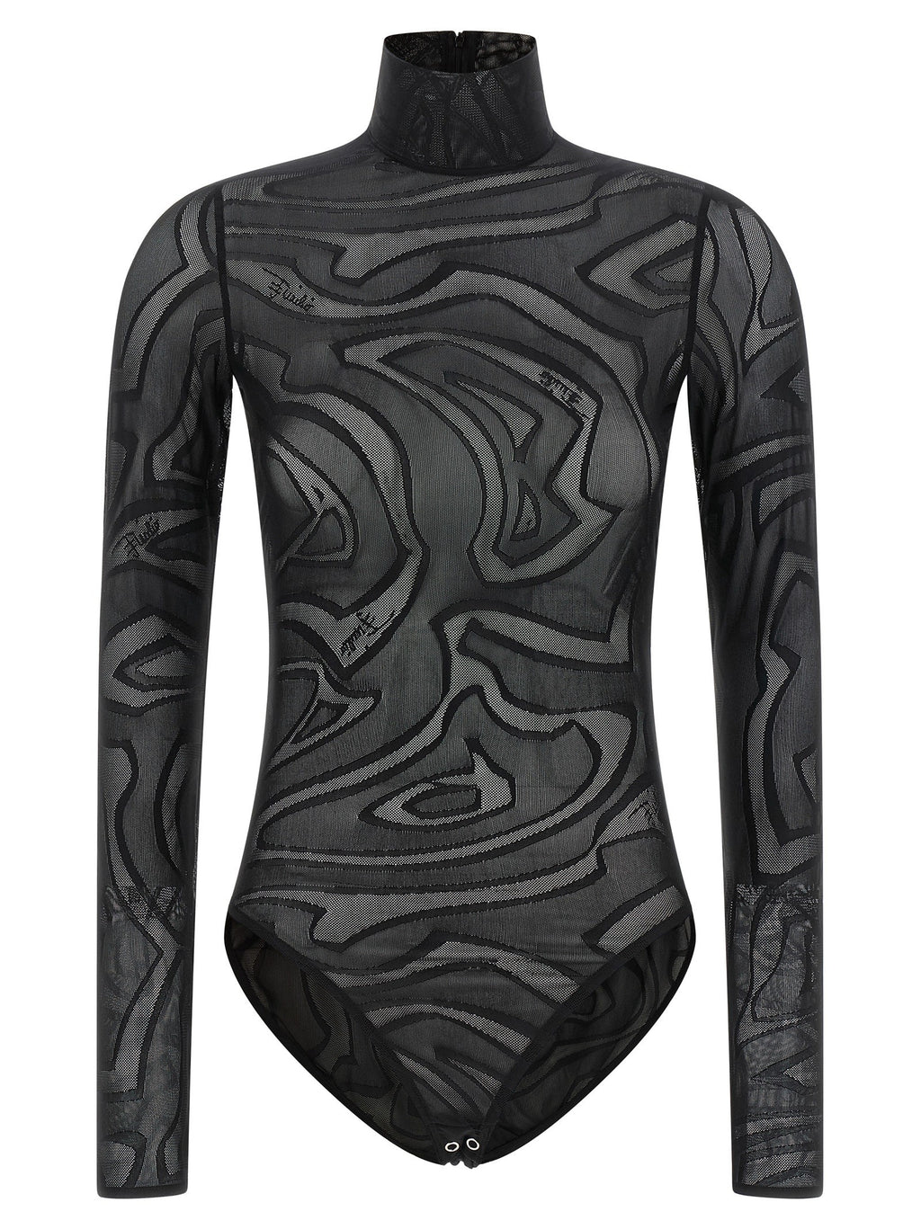 Jacquard tulle body