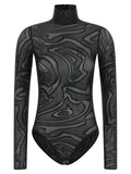 Jacquard tulle body
