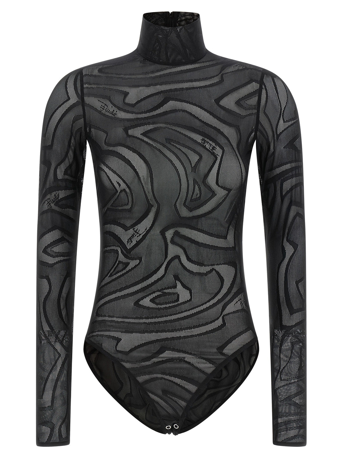Jacquard tulle body