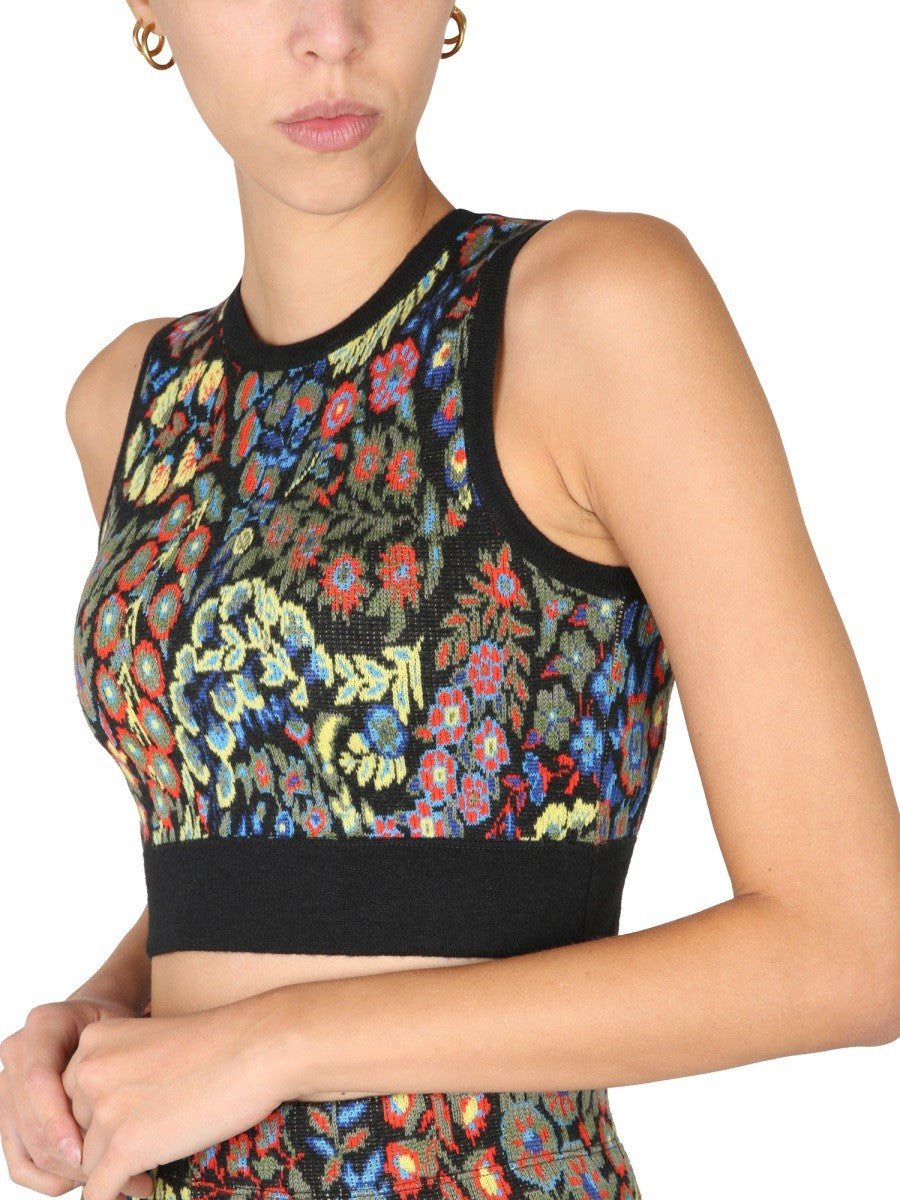 JACQUARD WOOL BLEND TOP AND LEGGINGS 2
