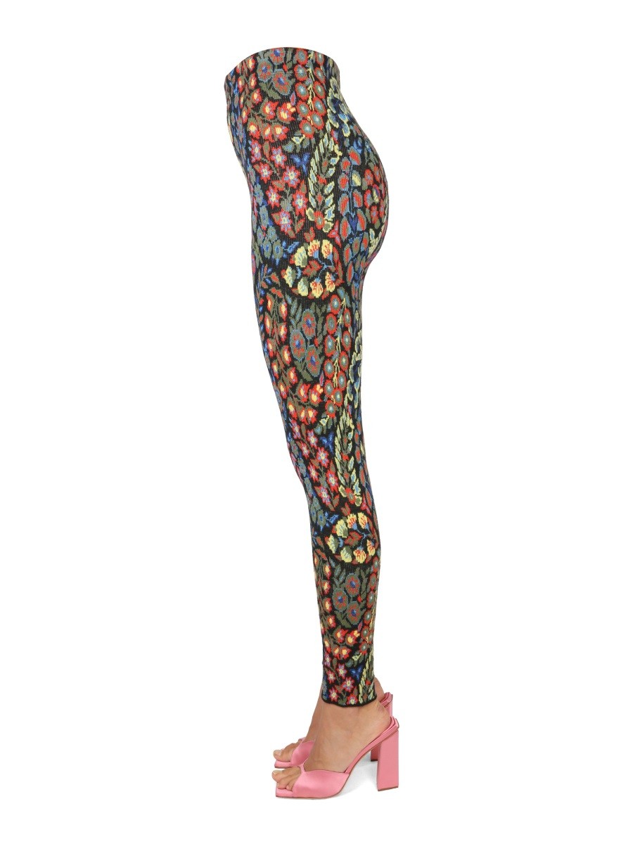 JACQUARD WOOL BLEND TOP AND LEGGINGS 7