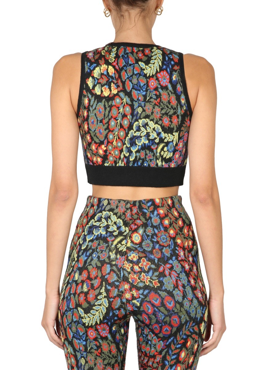 JACQUARD WOOL BLEND TOP AND LEGGINGS 4