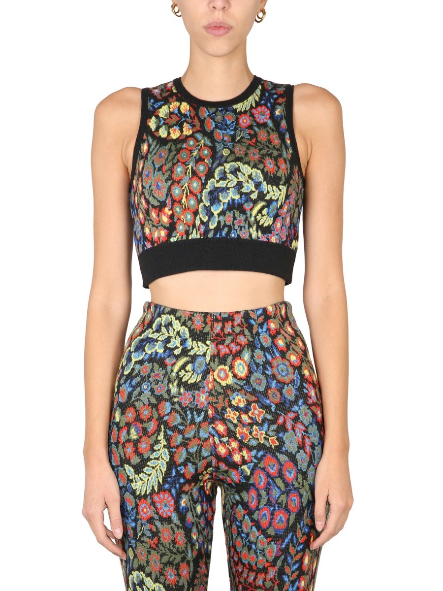 JACQUARD WOOL BLEND TOP AND LEGGINGS 3