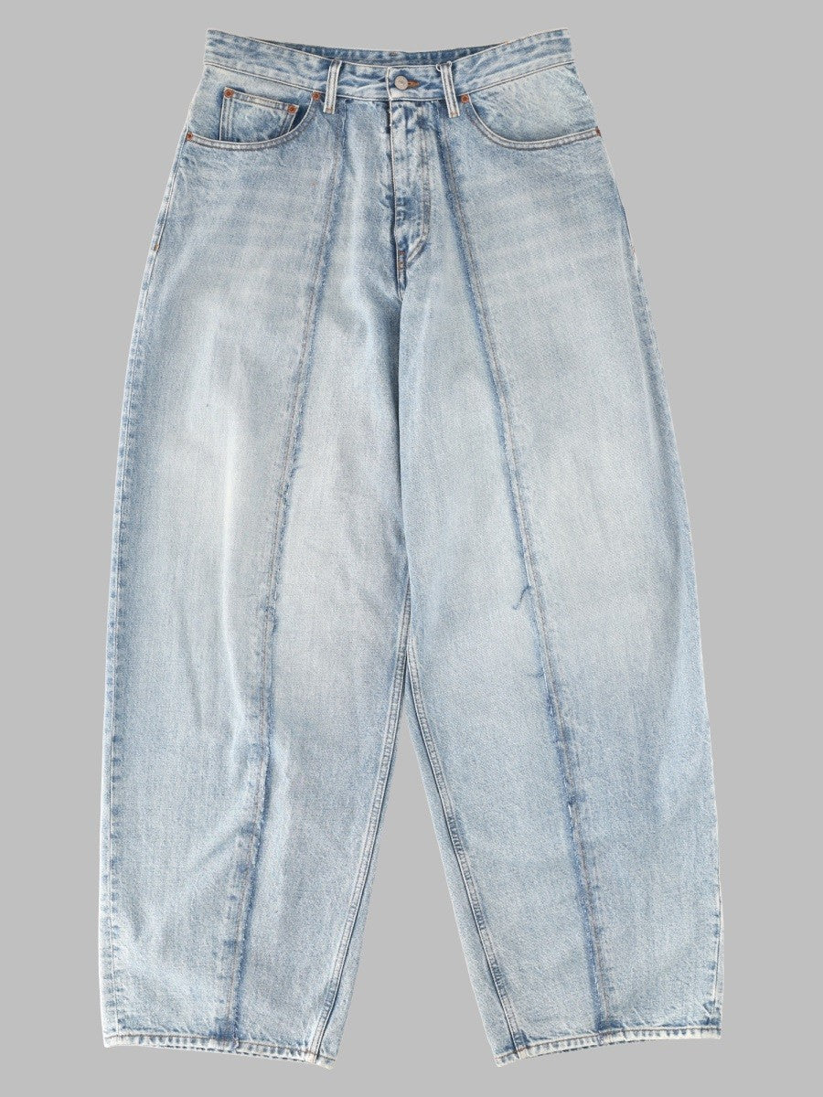 jeans 5 tasche a gamba larga