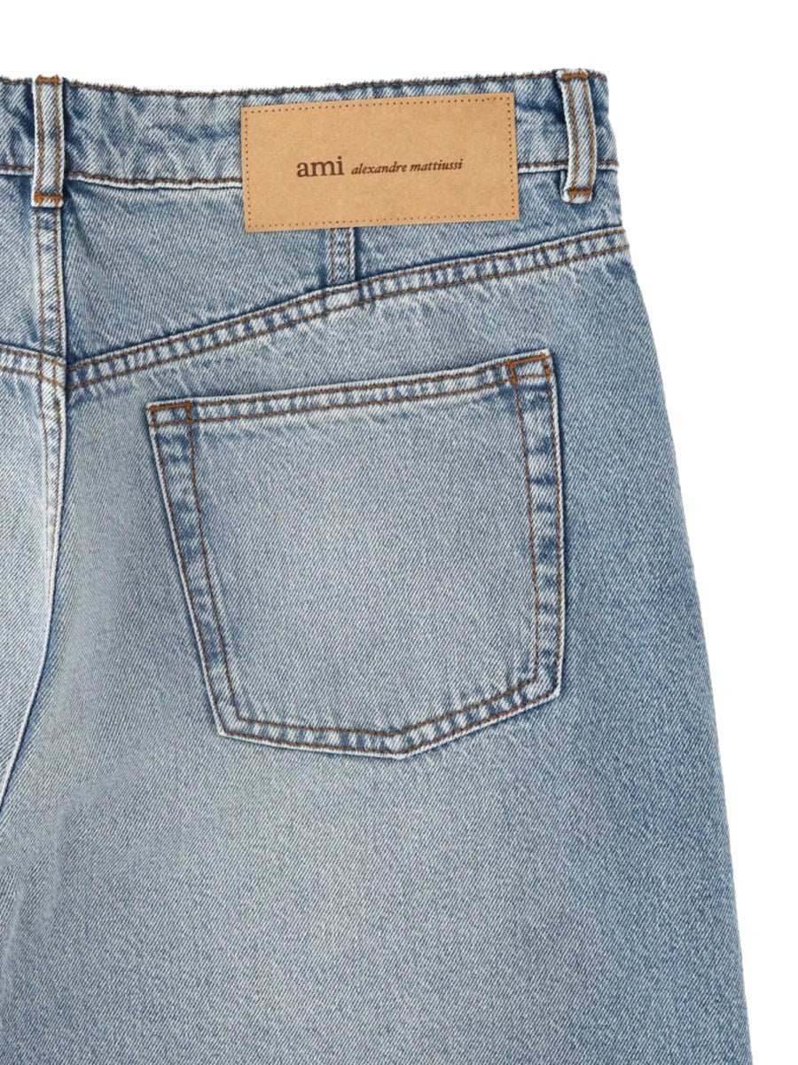 Jeans Baggy In Denim Di Cotone 3