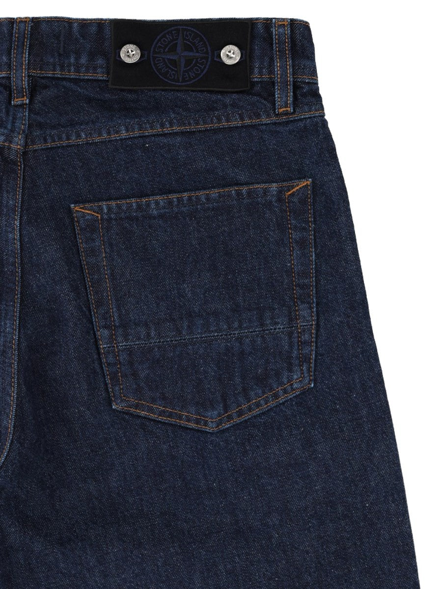 Jeans in Denim di Cotone 3