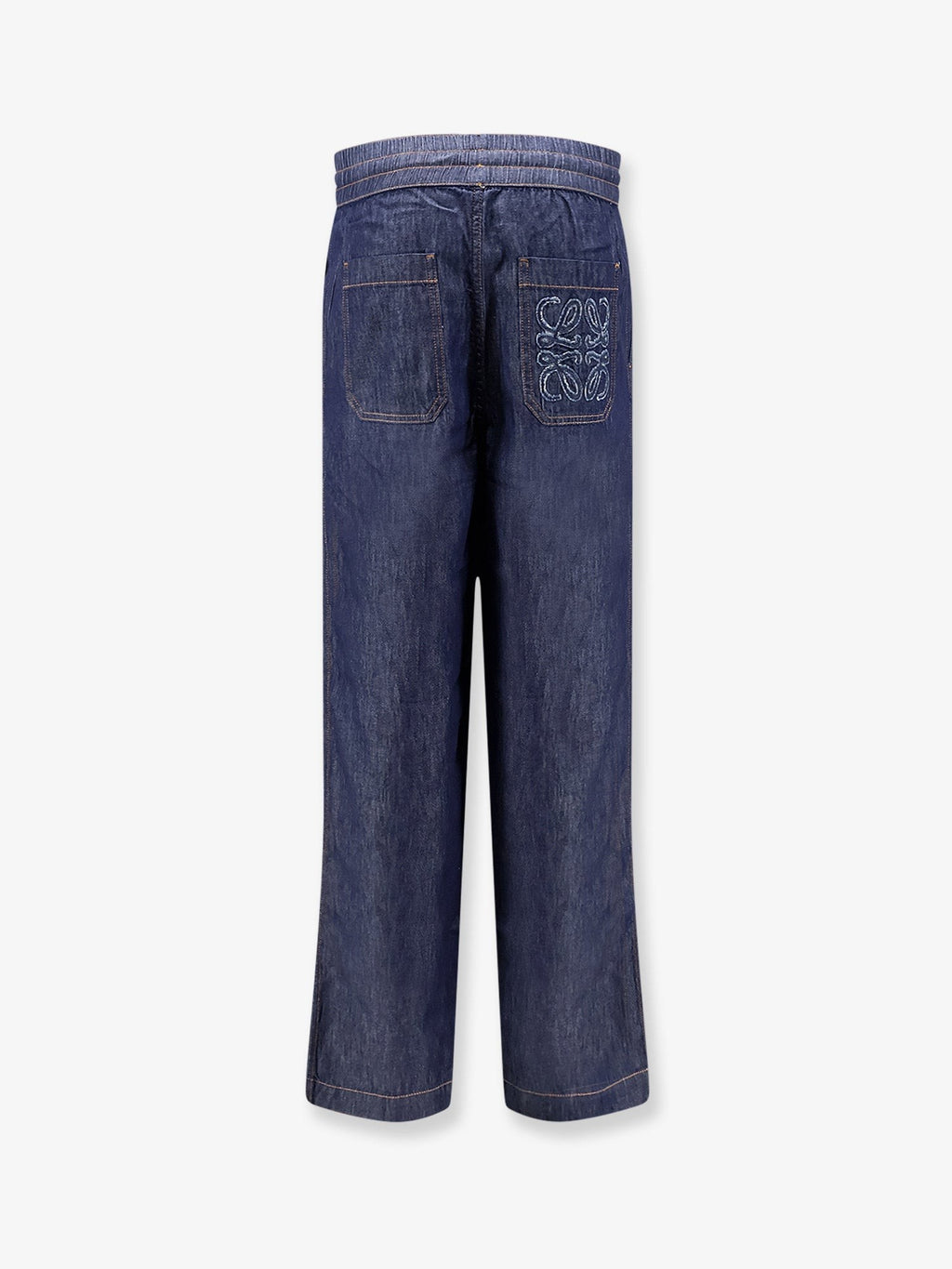 Jeans with adjustable drawstring 2