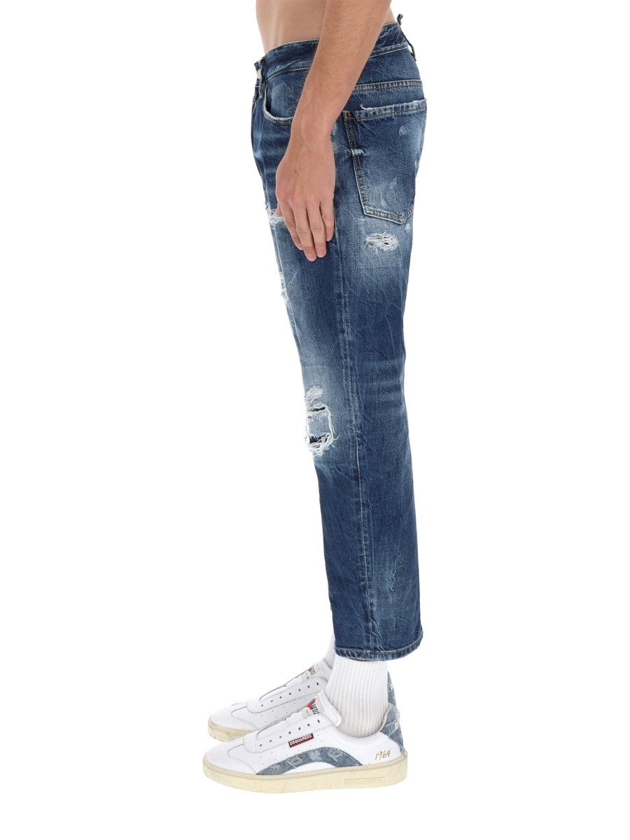 JEANS WITH "DESTROYED" DETAILS 4
