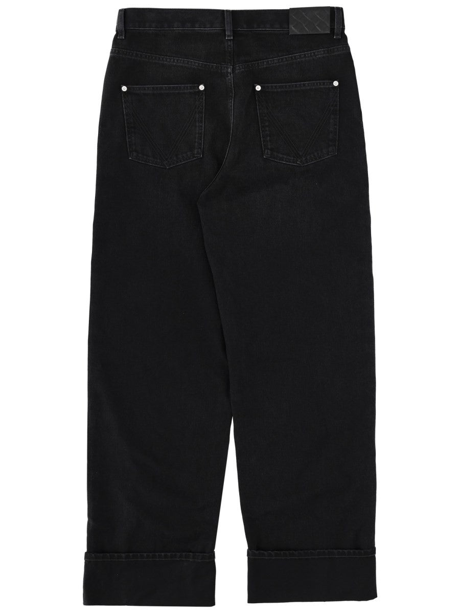 JEANS WITH FOLDED HEM 3