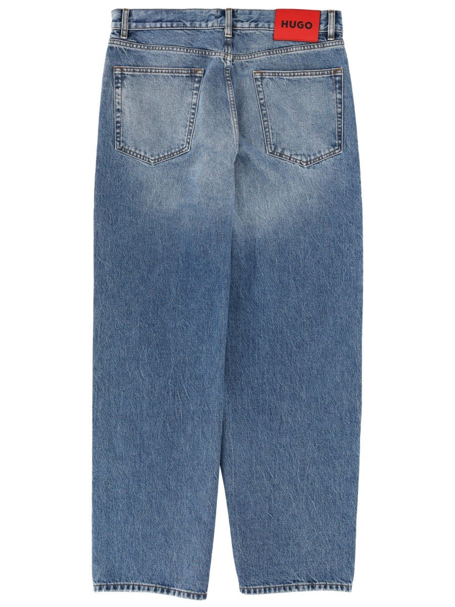 JEANS WITH LOGO PATCH 2