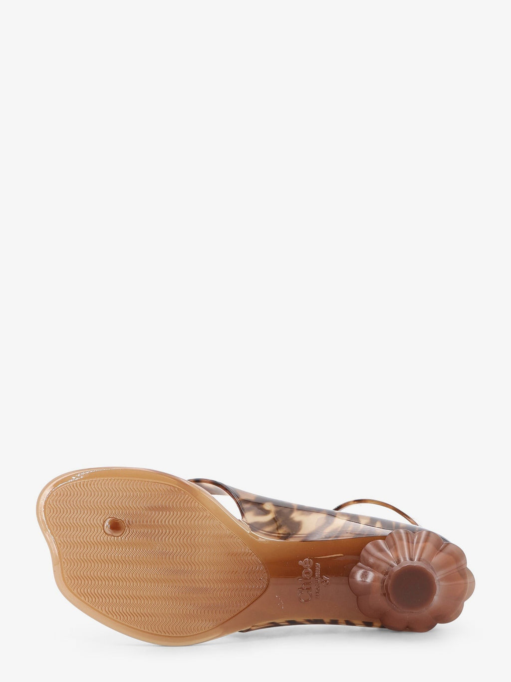 Jelly TPU sandals with animal print 4