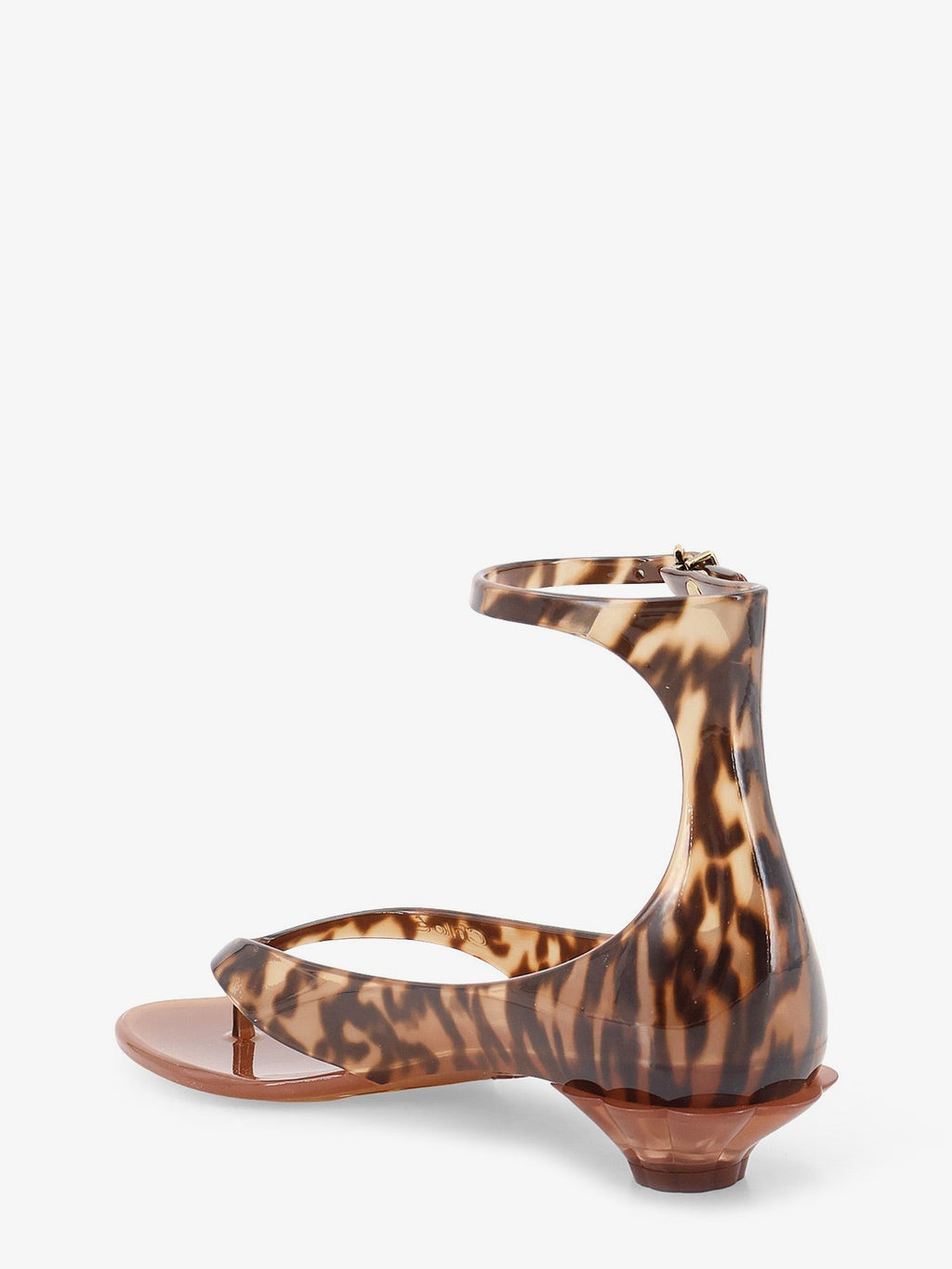 Jelly TPU sandals with animal print 3