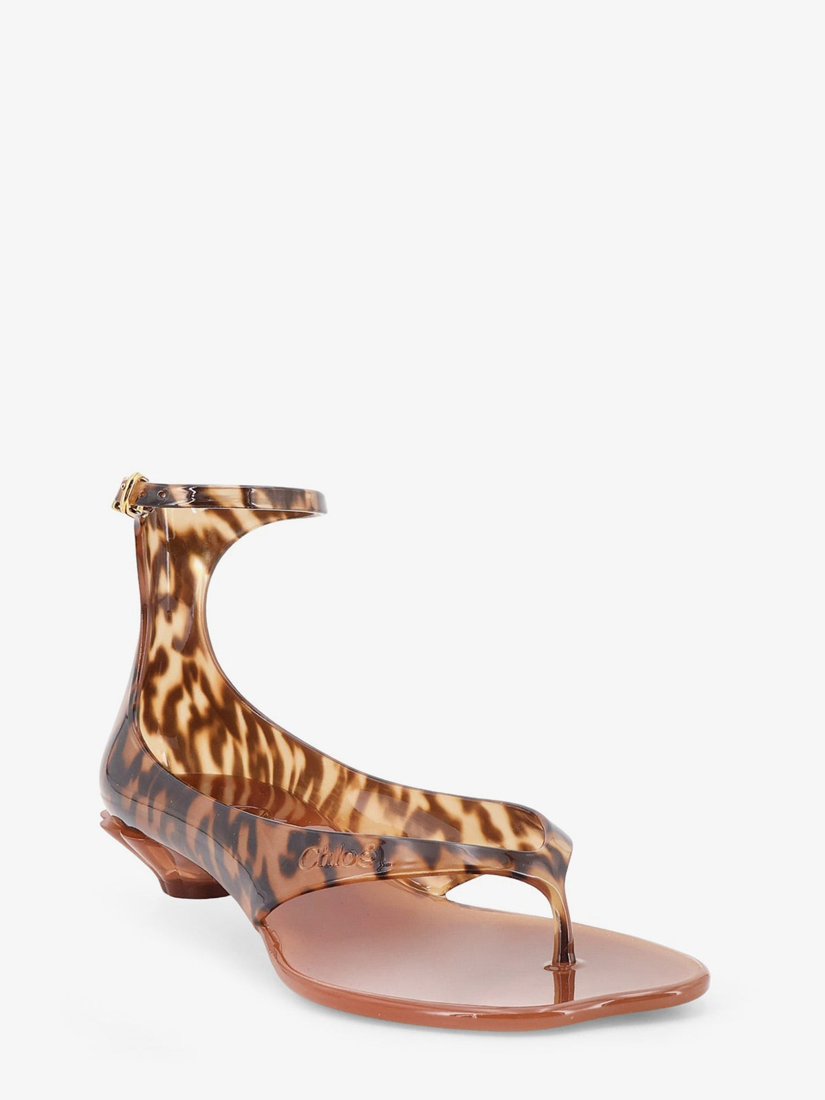 Jelly TPU sandals with animal print 2