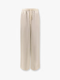 Jogger silk trousers