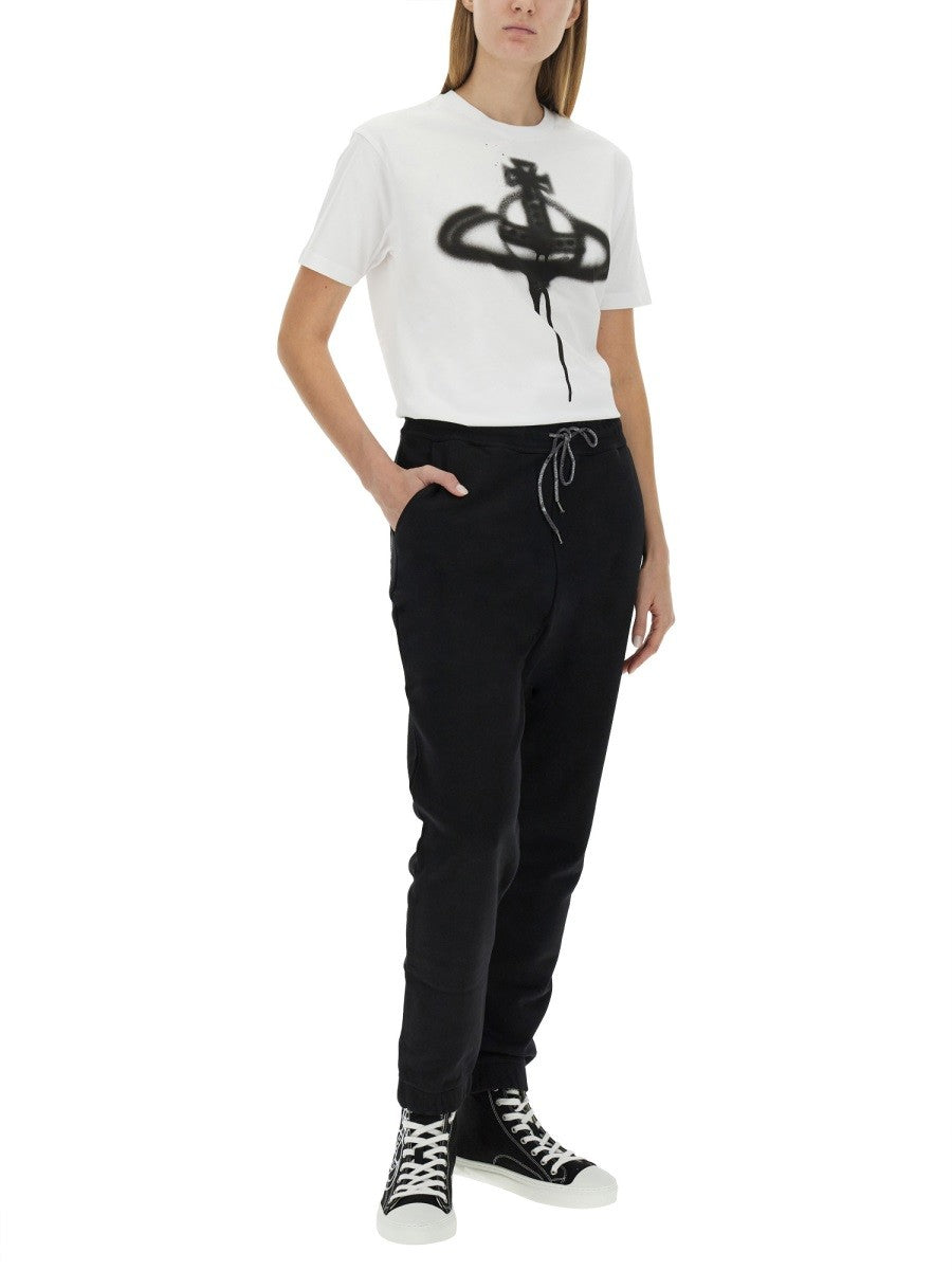 JOGGING PANTS WITH SPRAY PRINT ORB 2