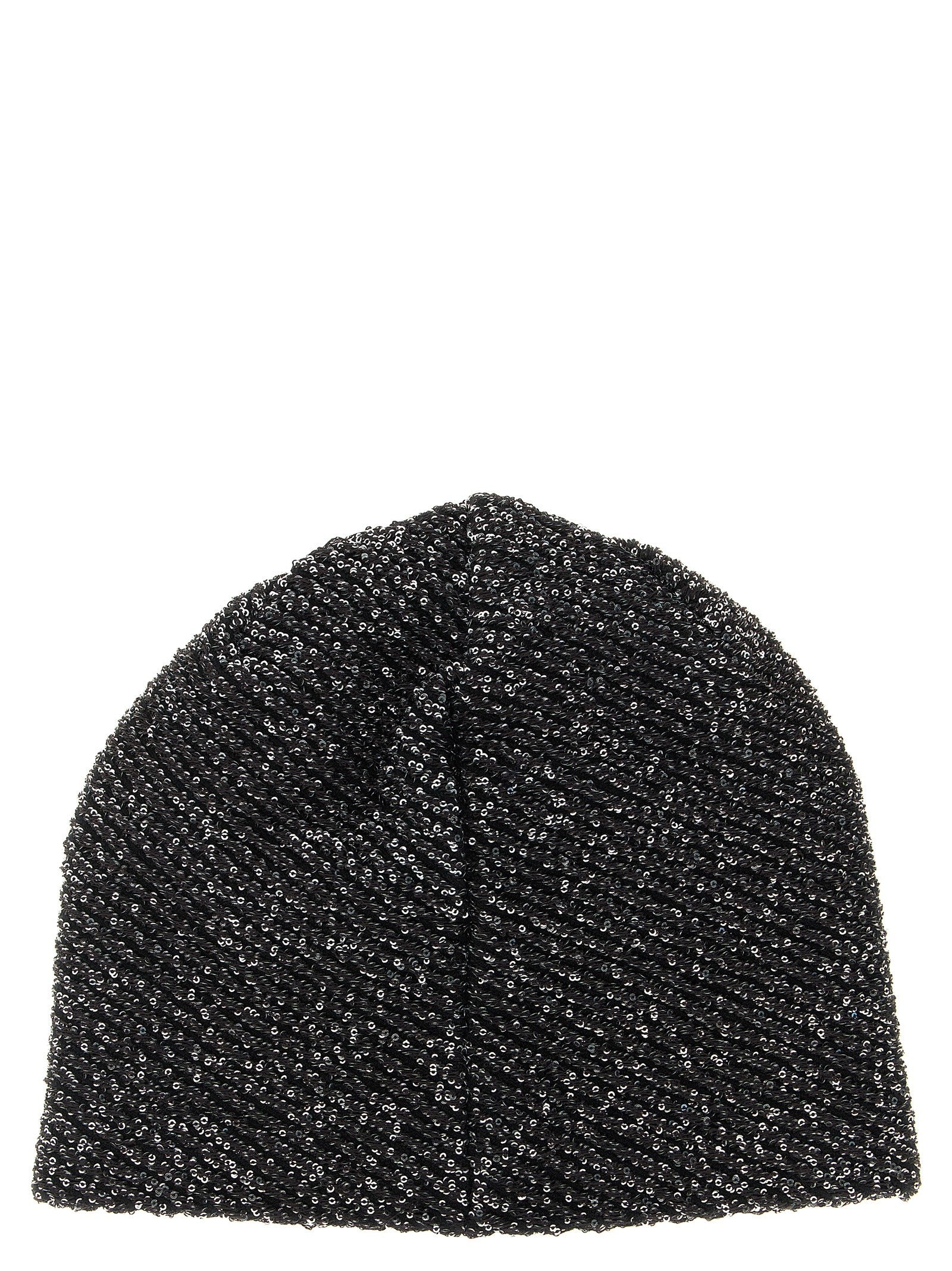 'Jude' beanie with micro sequins 2