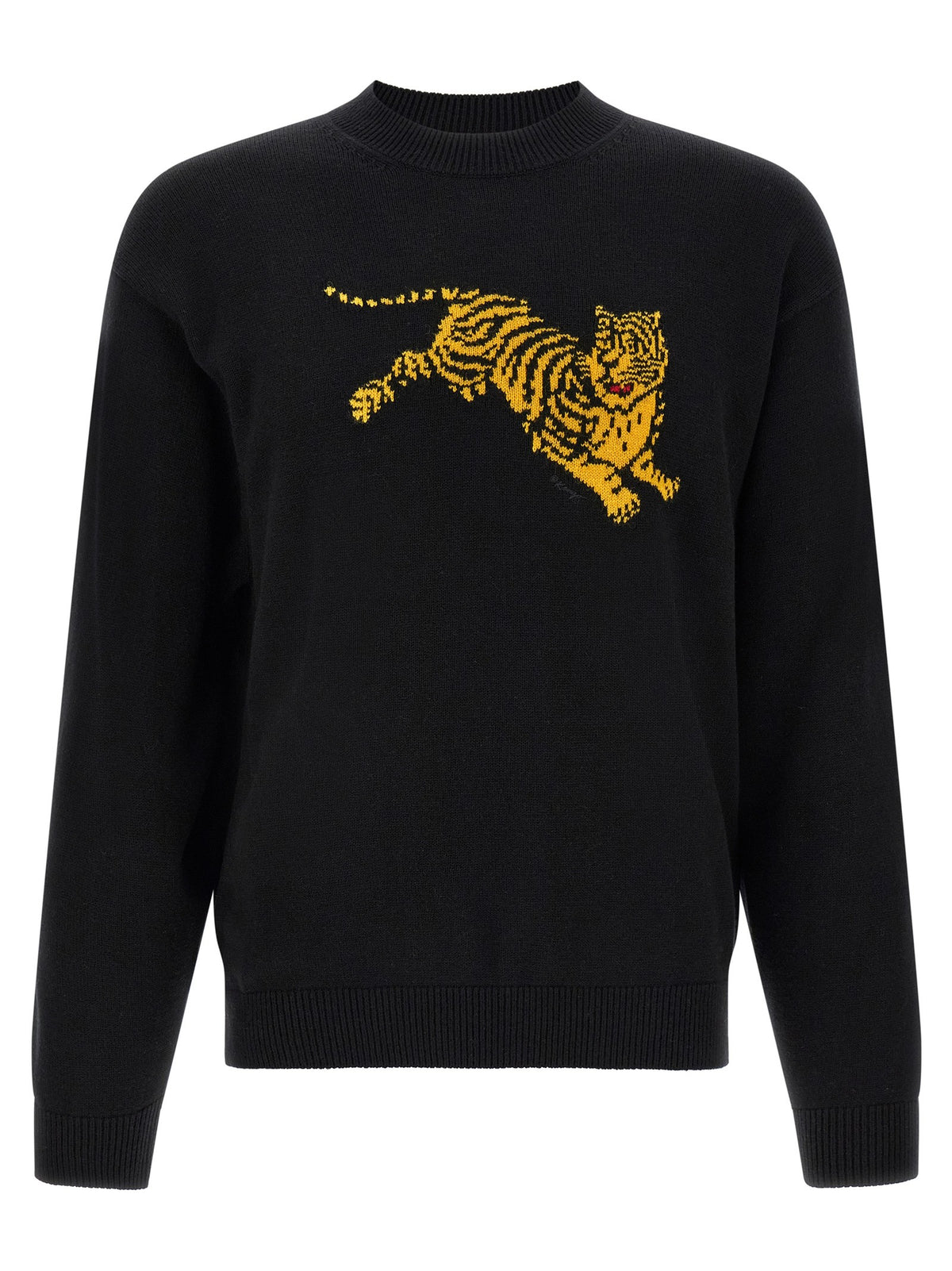 'Jumping Tiger' intarsia sweater