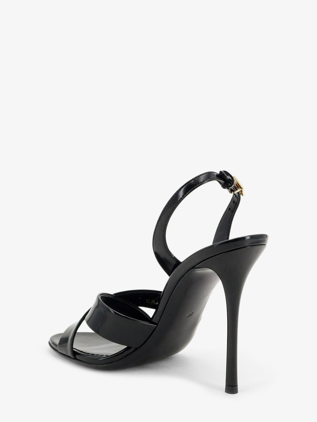 Keira shiny calfskin leather sandals 3