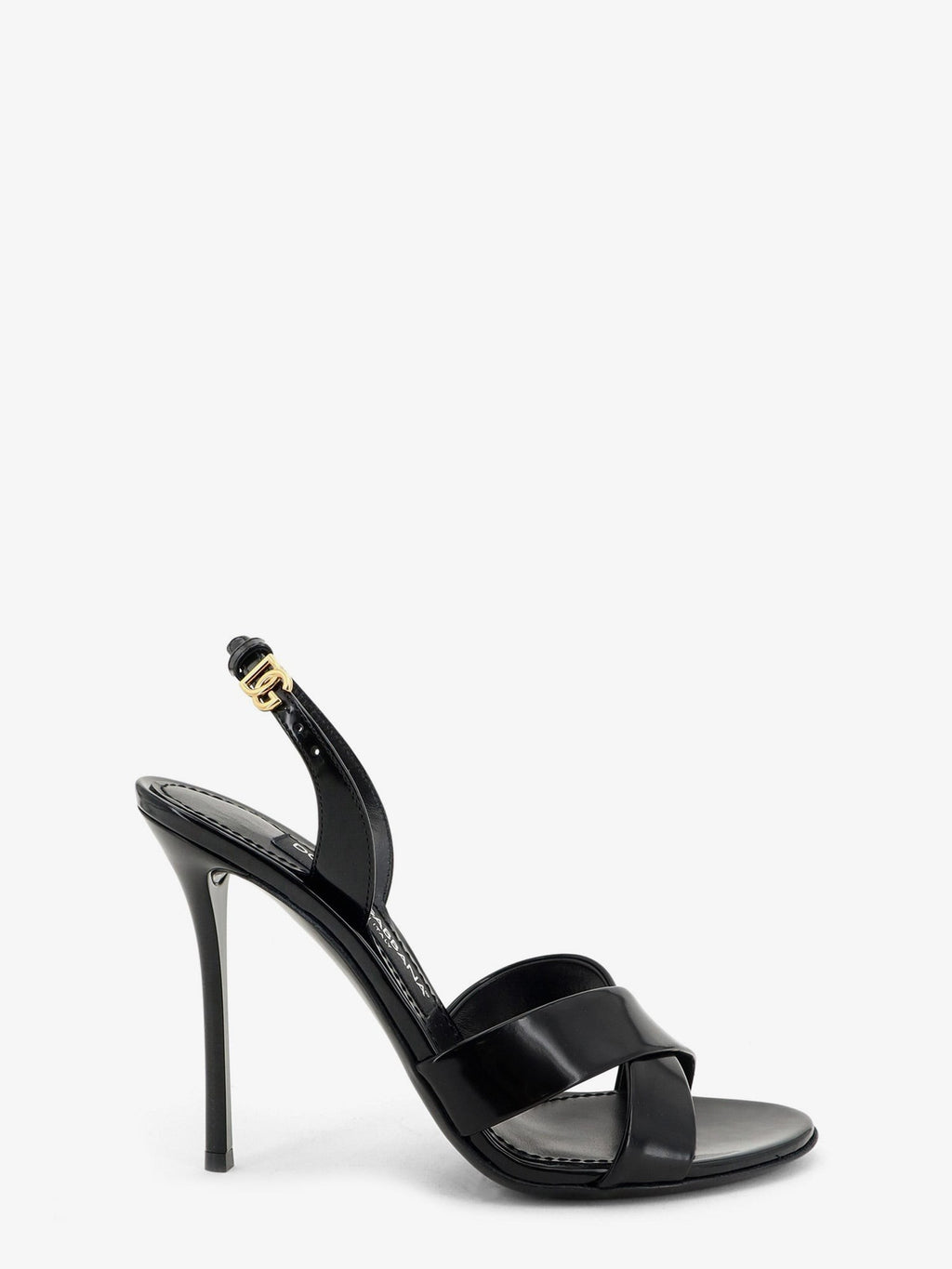 Keira shiny calfskin leather sandals