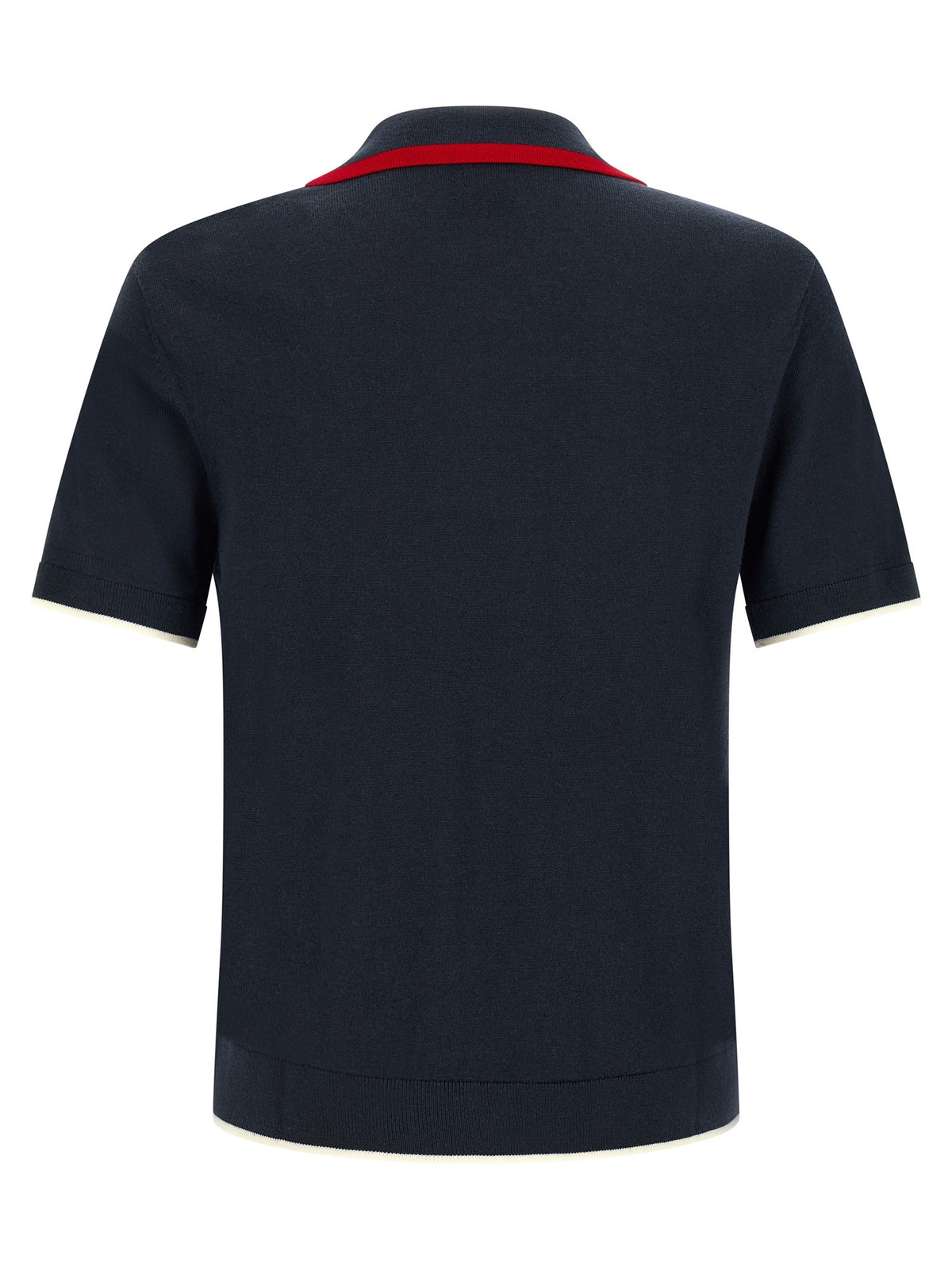 Knit polo shirt with zip 2