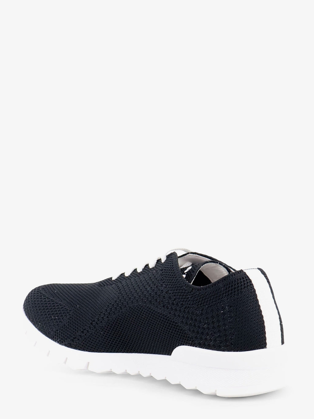 Knitted fabric sneakers with embroidered logo 3