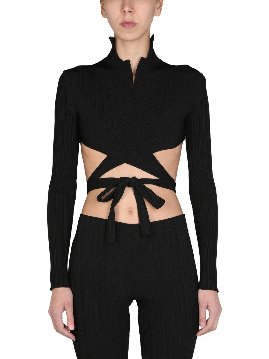 KNITTED HEARTWARMER TOP