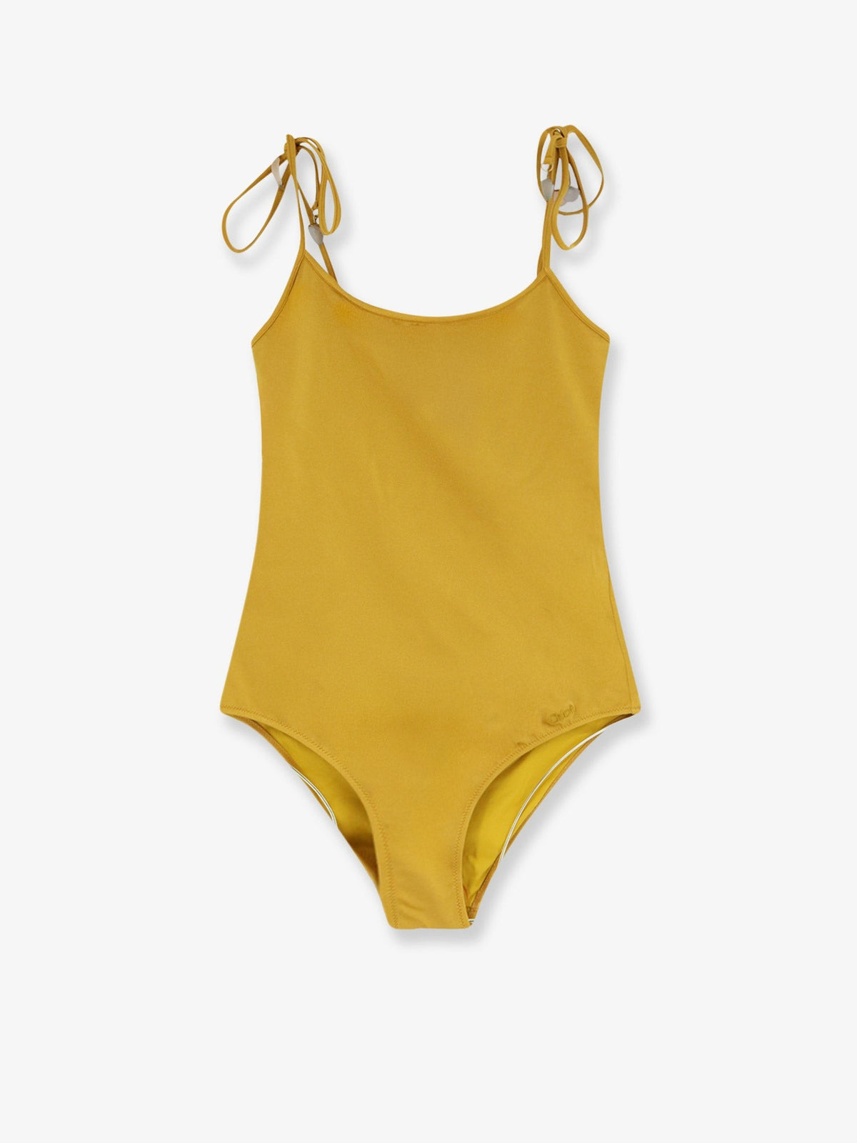 Knotted one-piece swimsuit