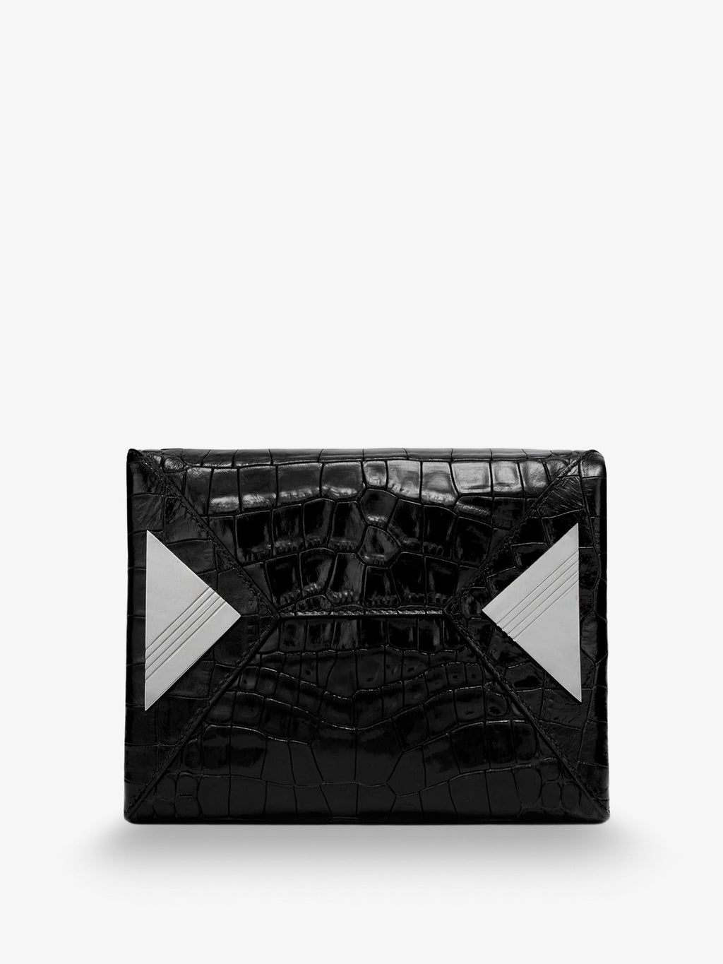 La Passeggiata Mini croco effect leather handbag 4
