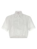 Lace insert shirt