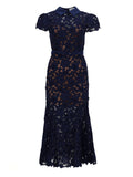 LACE MIDI DRESS