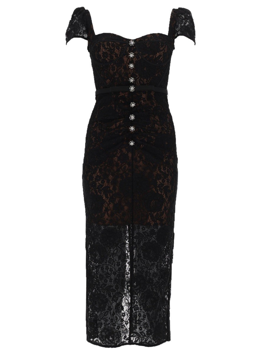LACE MIDI DRESS