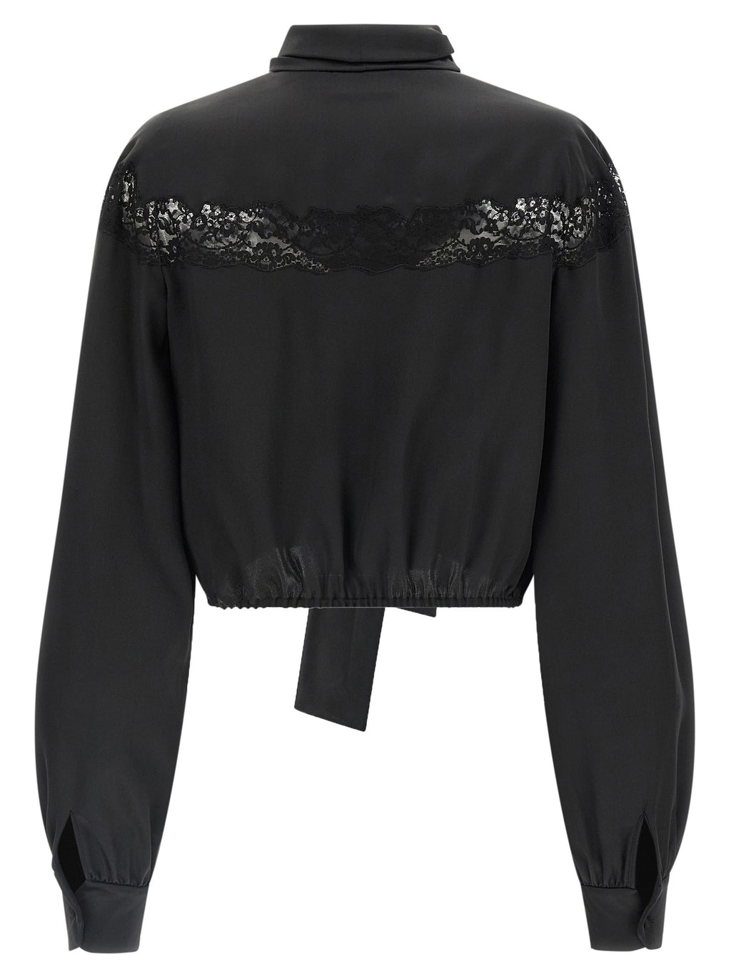 Lace silk shirt 2
