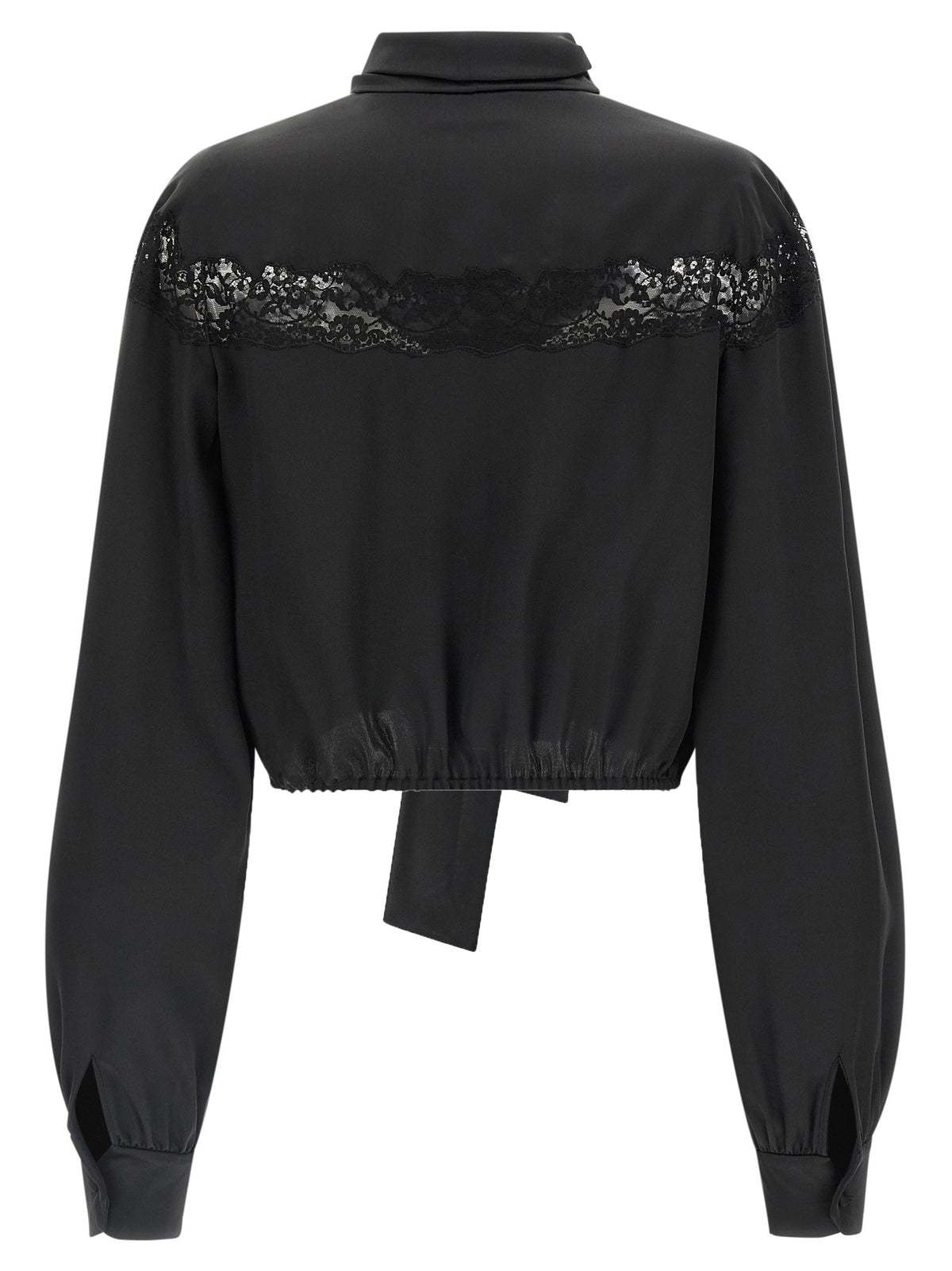 Lace silk shirt 2