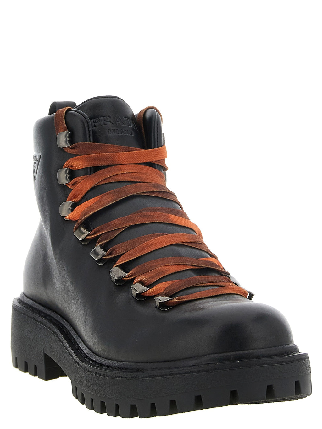 Lace-up ankle boots with hooks 2