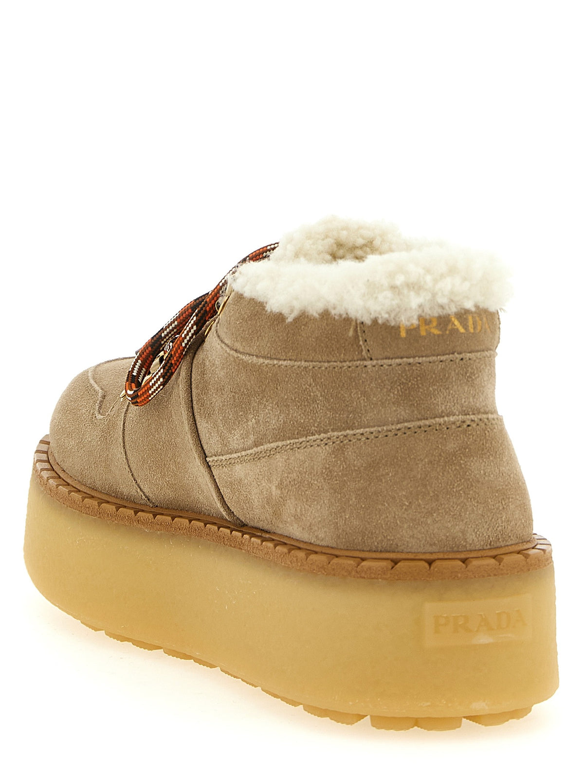 Lace-up ankle boots with shearling 3