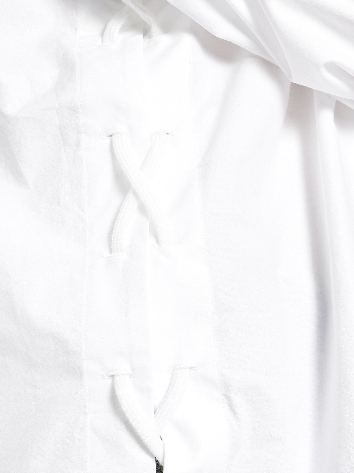 Lace-Up cotton shirt 3