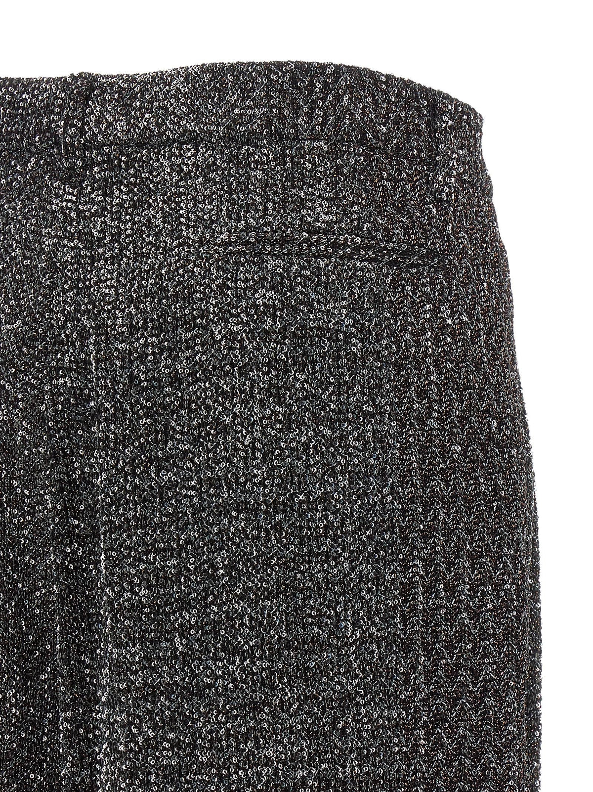 Lamé and sequin yarn pants 4