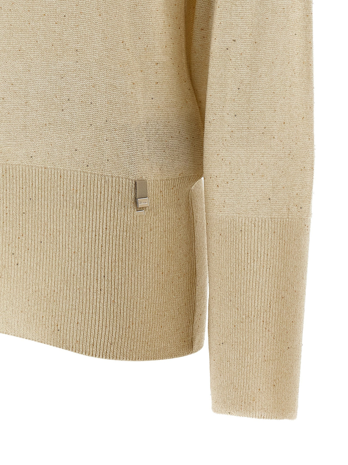 Lamé and sequin yarn sweater 4