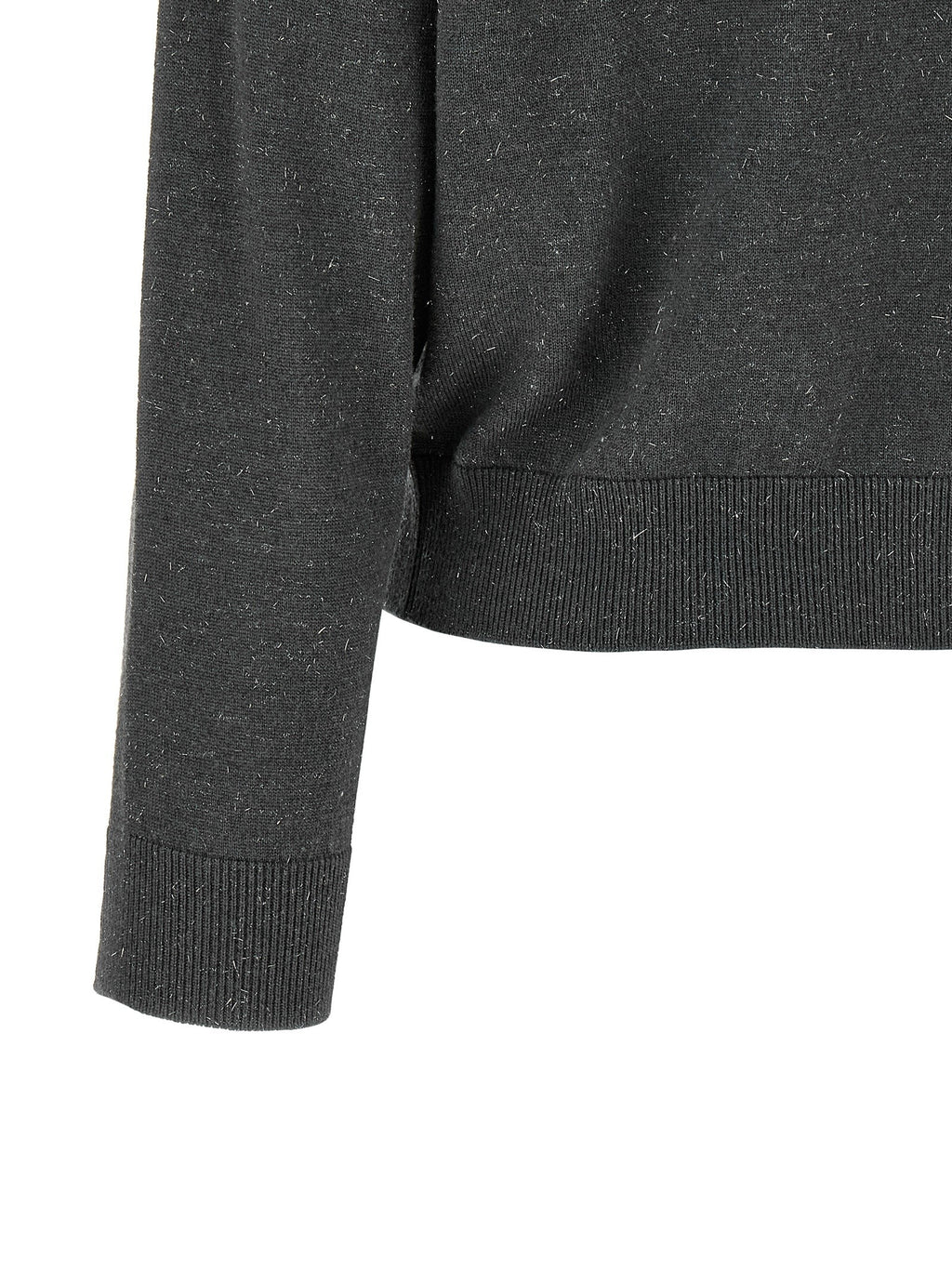 Lamé thread turtleneck sweater 4