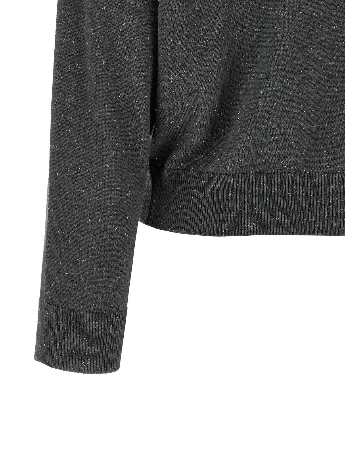 Lamé thread turtleneck sweater 4
