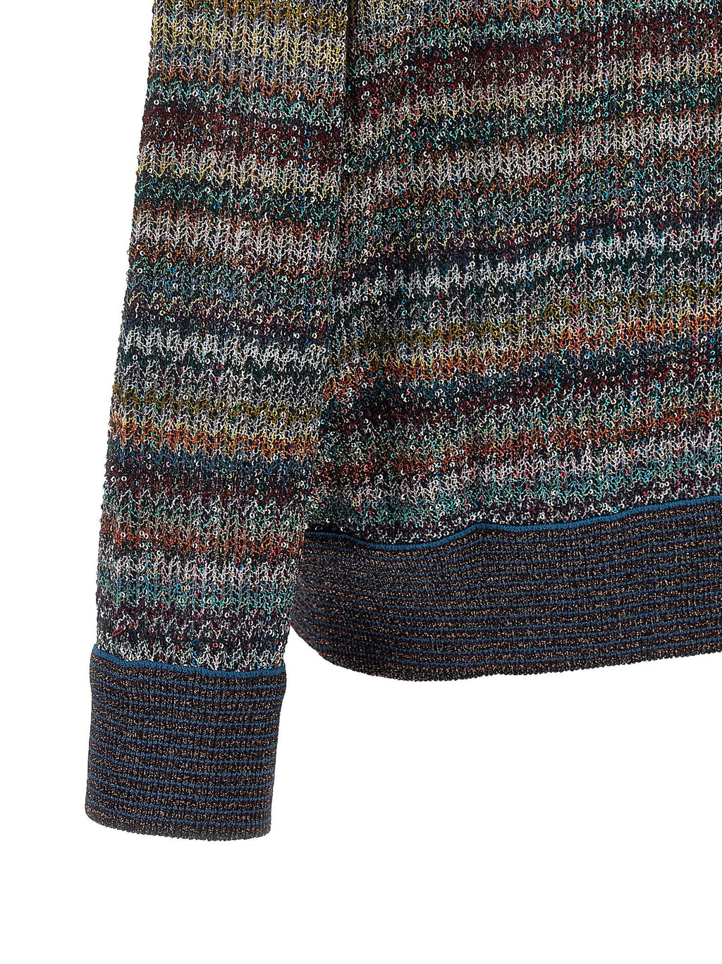 Lamé yarn polo shirt 4
