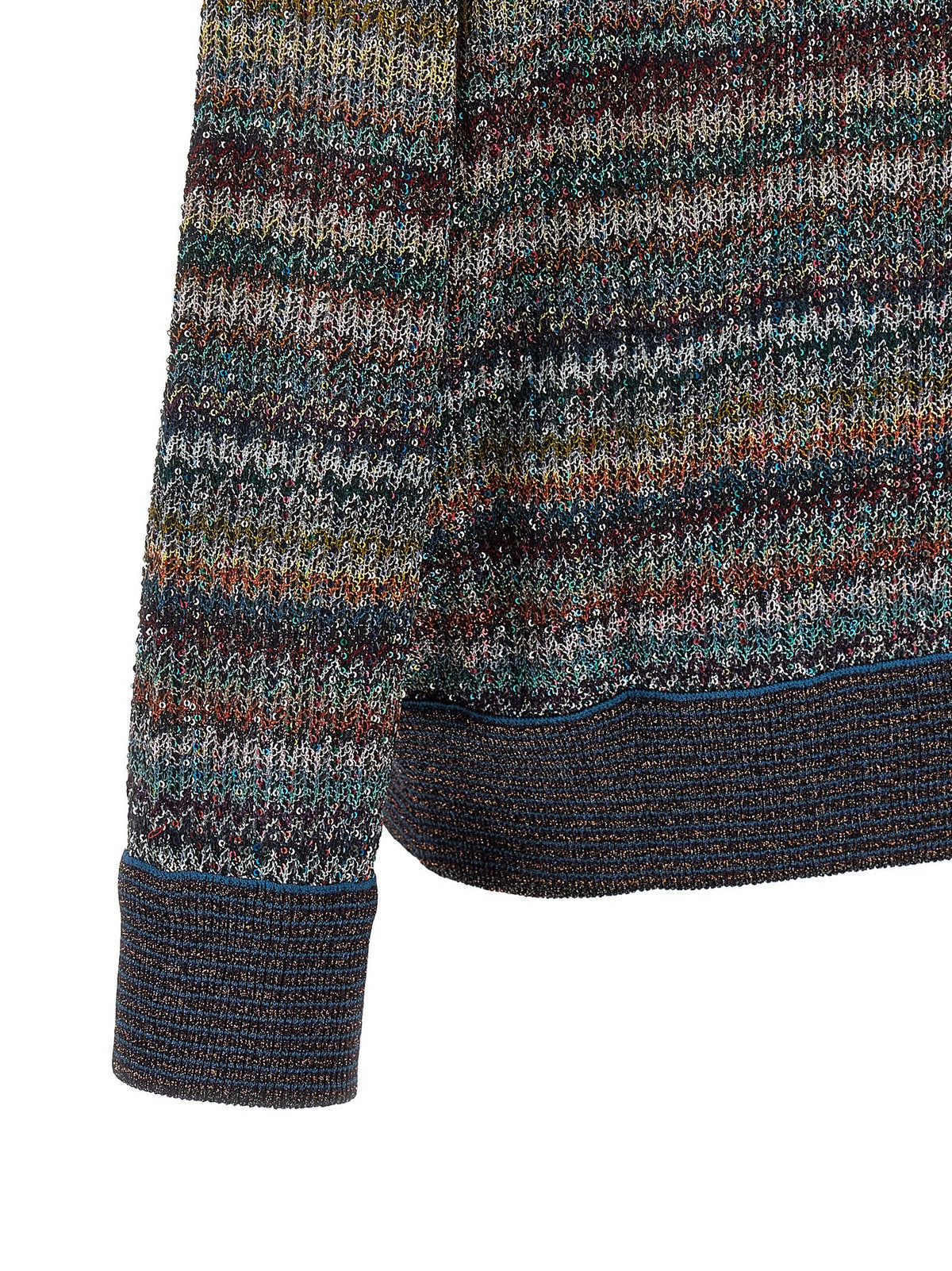 Lamé yarn polo shirt 4