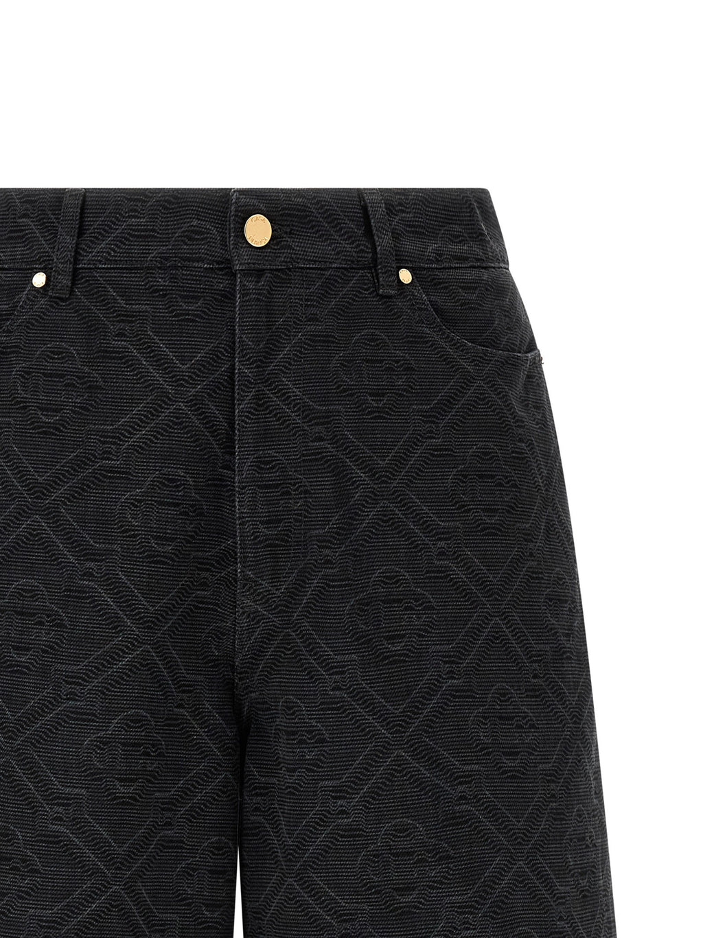 'Laser Monogram Denim' bermuda shorts 3