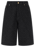 'Laser Monogram Denim' bermuda shorts
