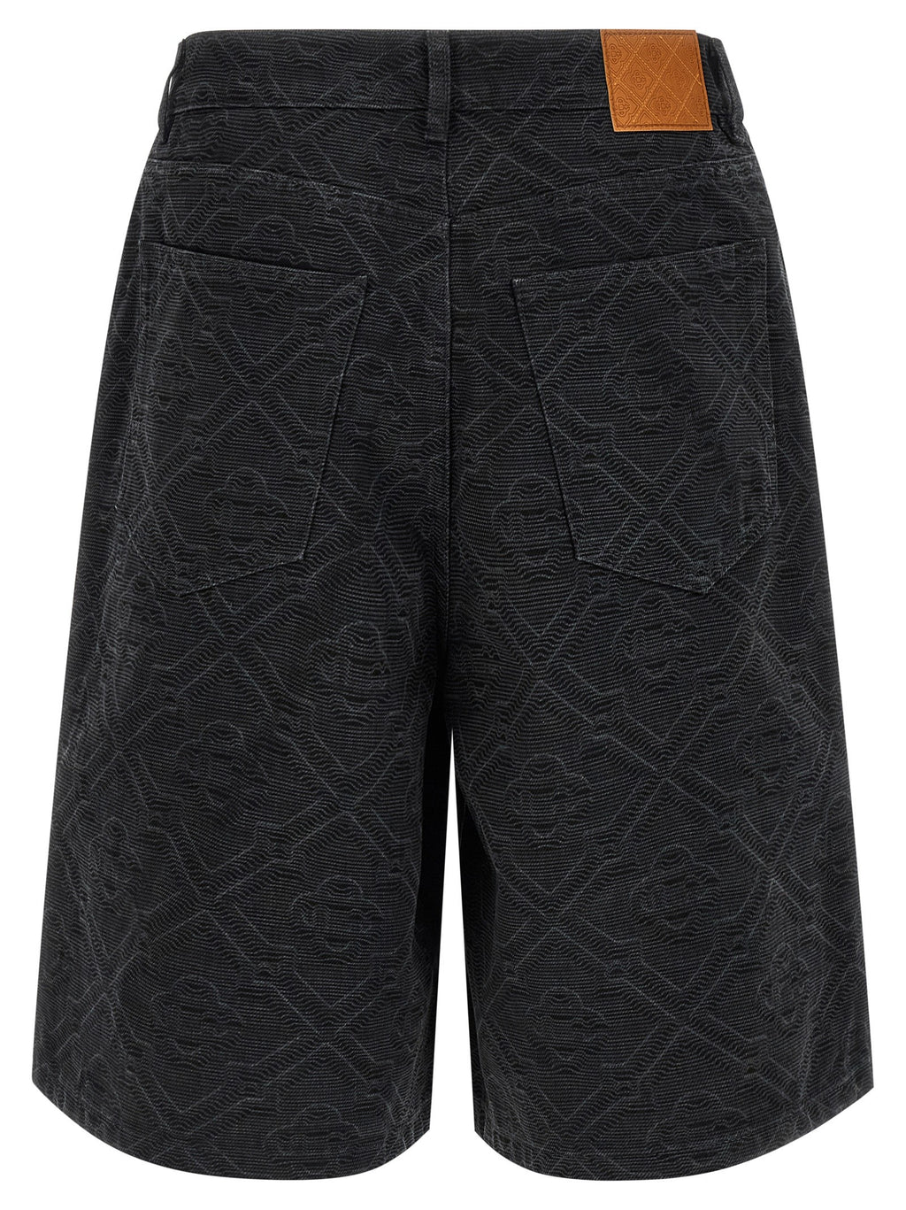 'Laser Monogram Denim' bermuda shorts 2