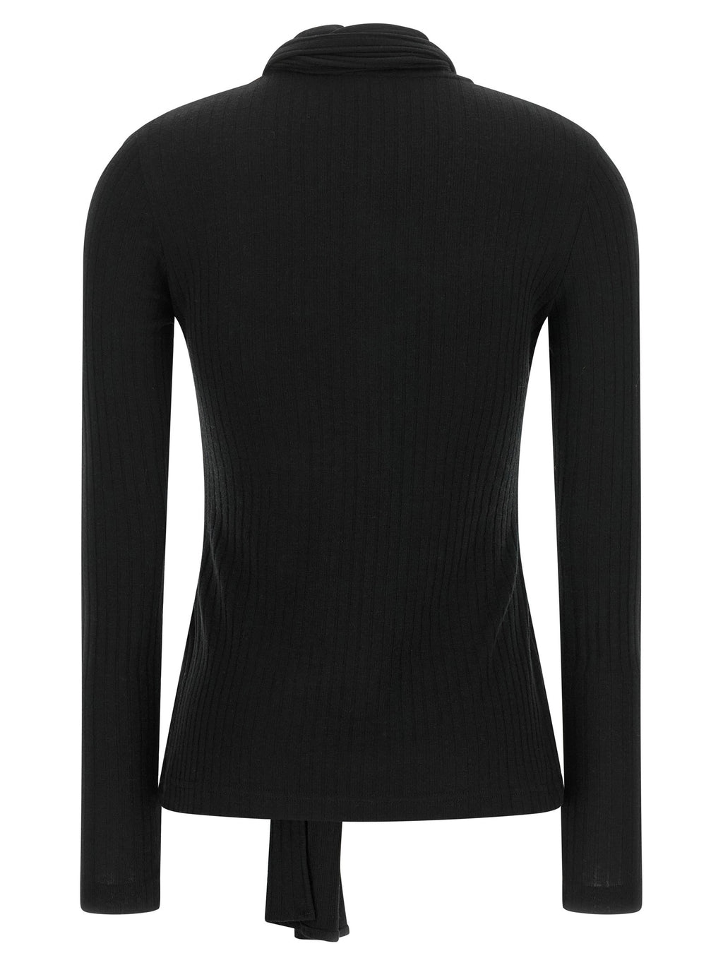 Lavallière neck cardigan 2