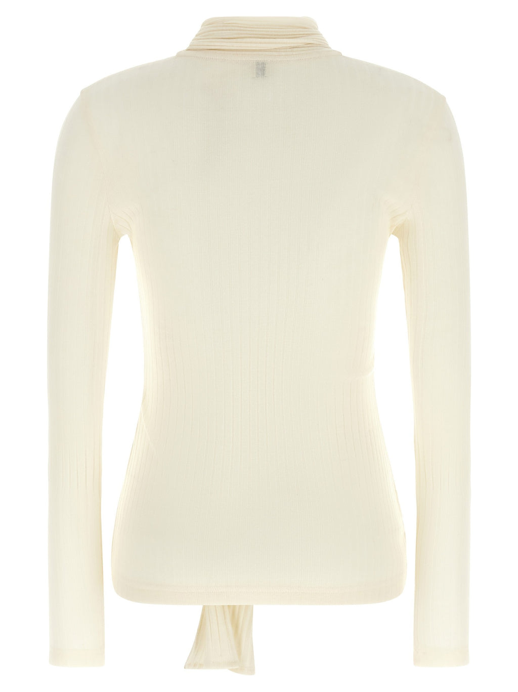 Lavallière neck cardigan 2