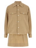 Layered construction dress